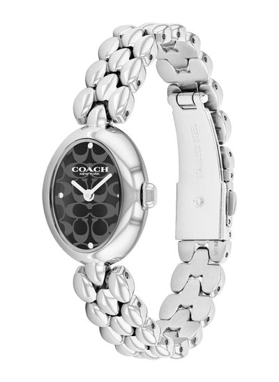 اشتري COACH OVAL ANALOG WOMEN'S BLACK CASE WATCH - 14504420 في السعودية