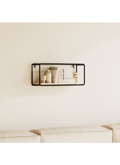 Buy Urban Rectangular 1-Tier Metal Shelf 40 x 15 x 10 cm in UAE