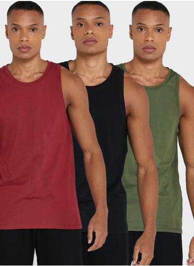 Buy 3 Pack Essential Vests in UAE