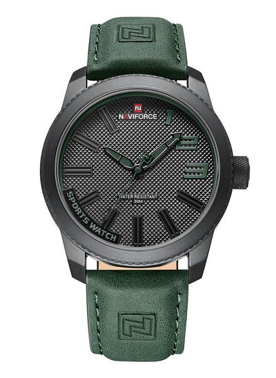 اشتري Men's Water Resistant Analog Sports Watch NF9202-Green في السعودية