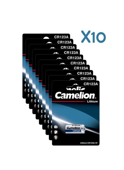 Buy Camelion Lithium Battery CR123A 1x10 in Egypt