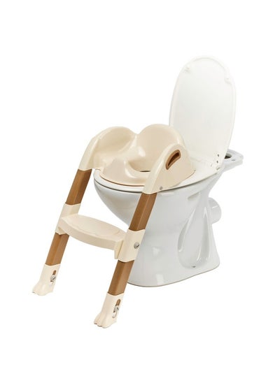 Buy Kiddyloo Toilet Seat W/ Step Beige in UAE