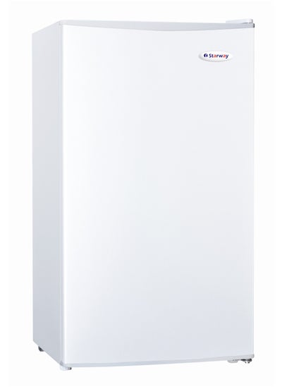 Buy Starway 90 Lt 3.2 CuFt Mini Refrigerator , Noiseless High Quality Compressor, Freezer Storage , 45x45x97cm, White in Saudi Arabia