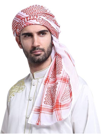 Rave Accessories Men Men's Large Arab Shemagh Headscarf Muslim ...
