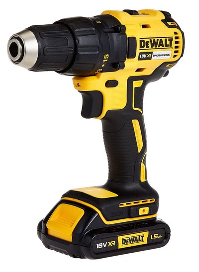 Buy Cordless Drill Driver 18V 1.5Ah Brushless W/2 Battery & Charger in UAE