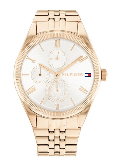 Buy Women Analog Round Shape Gold Wrist Watch 38 mm in Saudi Arabia