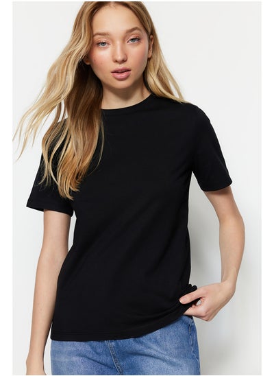 Buy T-Shirt - Black - Regular fit in Egypt