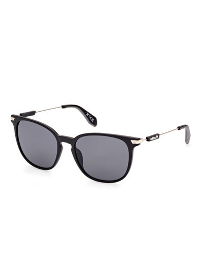 Buy Unisex UV Protection Round Shape Plastic Sunglasses OR007402A55 - Lens Size: 55 Mm - Matte Black in Saudi Arabia