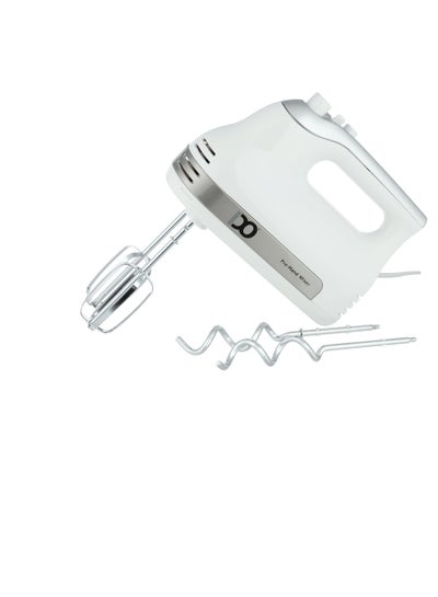 Buy Hand Mixer from IDO 500 Watt 5 Speeds Silver/White HM500-WH in Egypt