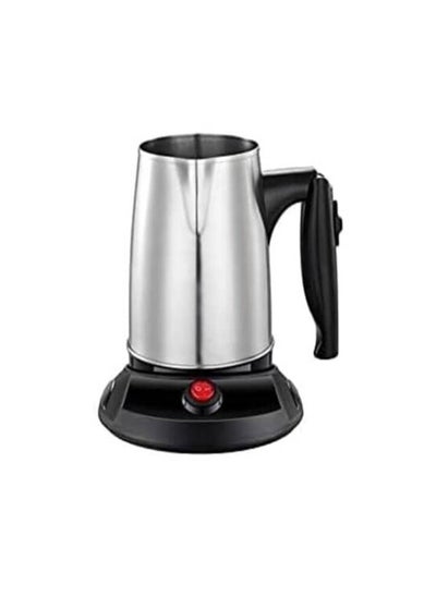 اشتري Disnie Electric Turkish Coffee Pot, Stainless Small Brewing Coffee Machine, Portable Mocha Latte Milk Espresso Coffee Maker Teapot Kettle 500ml Gives 5 cup of Coffee CEZVE Design Coffee Maker S-3341 في الامارات