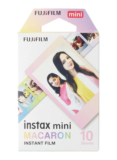 اشتري instax mini instant film, Macaron border, 10 shot pack, suitable for all instax mini cameras and printers في الامارات