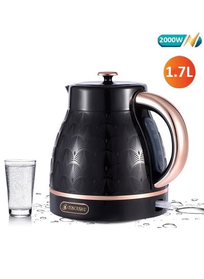 Buy Electric Kettle 1.7L 2000W Black in Saudi Arabia