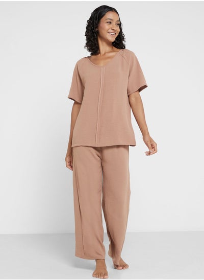 Buy Oversize T-shirt & Pyjama Set in Saudi Arabia