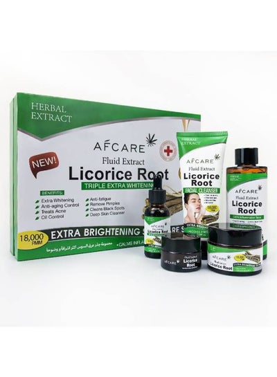 Buy licorice root extra brightening skin care set in Saudi Arabia