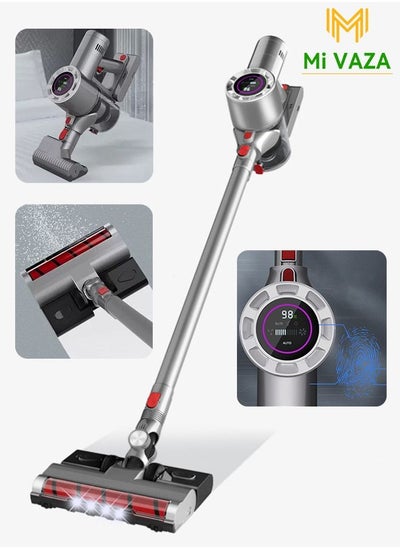 Buy Cordless Vacuum Cleaner - LED Display Screen - 28 KPa Powerful Suction - Handheld Vacuum for Car, Carpet, Floor, Bed in Saudi Arabia