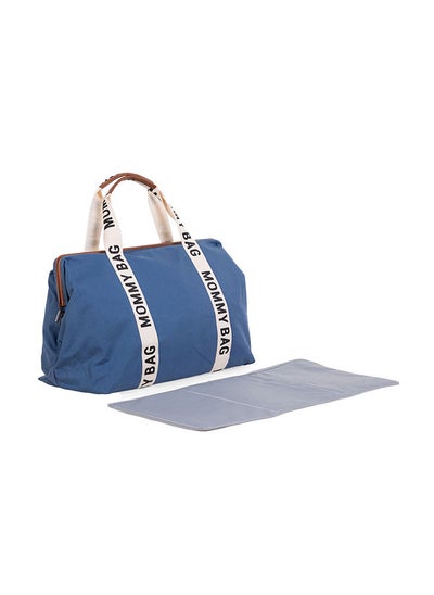 اشتري Mommy Bag Signature Canvas Indigo في الامارات