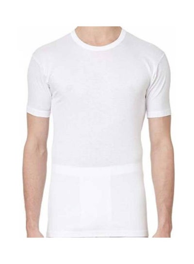 Buy Round Undershirt Cotton For Men (6 Pieces) in Saudi Arabia