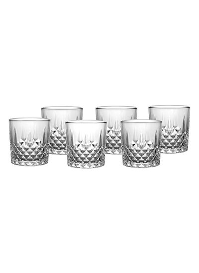 Buy Art Zeisse Short Tumbler Set - 6 Pcs, 310ml (10.5oz) - Crystal Clear, Dishwasher Safe, Elegant Glasses for Juice in UAE