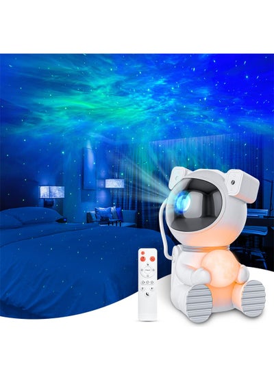 اشتري Astronaut Star Projector Night Lights, Astronaut Nebula Galaxy Night Light Projector for Children Adults Baby Bedroom, Party Room and Game Room, Star Projector with Moon Lamp في الامارات