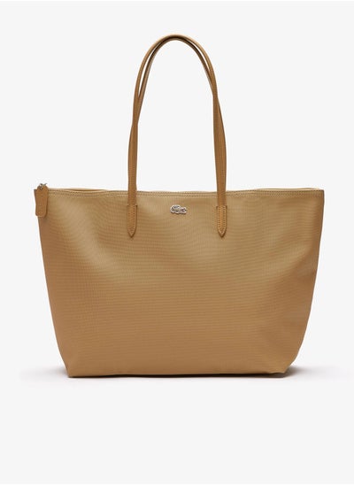 Buy Lacoste Women's L.12.12 Concept Zip Dark Yellow Tote Bag, NF1888PO Dark Yellow Shopping Bag for Women in Saudi Arabia