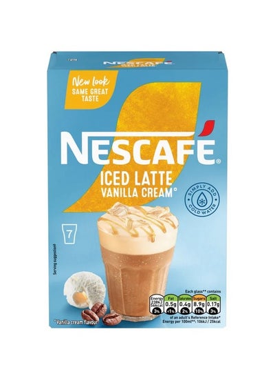 اشتري Iced Vanilla Cream Latte, 7 Sachets في الامارات