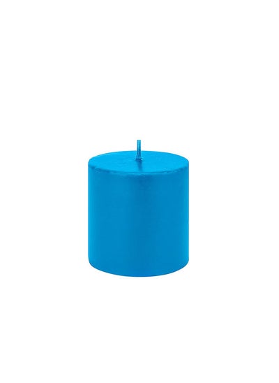 اشتري Karaca Sandy Candle Light Blue 7x7cm في الامارات