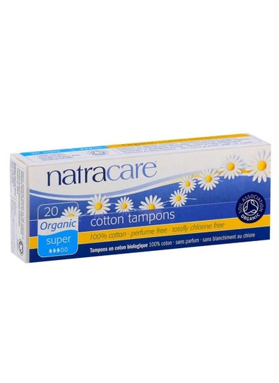 Buy Cotton Tampons Organic Super 20's in UAE