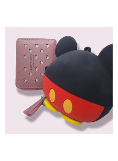 Buy The Cutians Mickey Mouse Cartoon Sling Bag +(Small Size Purse) in Egypt