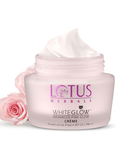 اشتري Whiteglow Advanced Pink Glow Crème Spf 25 Pa+++, 50 G في الامارات