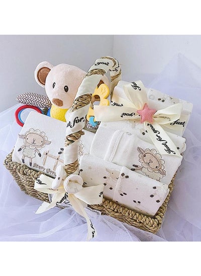 اشتري High Quality Pink Comfort Rabbit Unicorn Newborn Baby Clothing Set Gift Box Big Gift Bag في الامارات