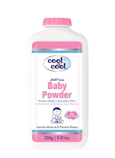 Buy Cool & Cool Baby Powder  250g in UAE