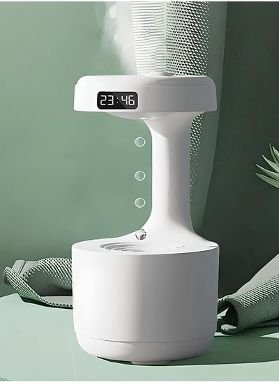 Air Humidifier Anti Gravity Water Droplets Ultrasonic Cool Mist Maker Fogger With Led Display 6485