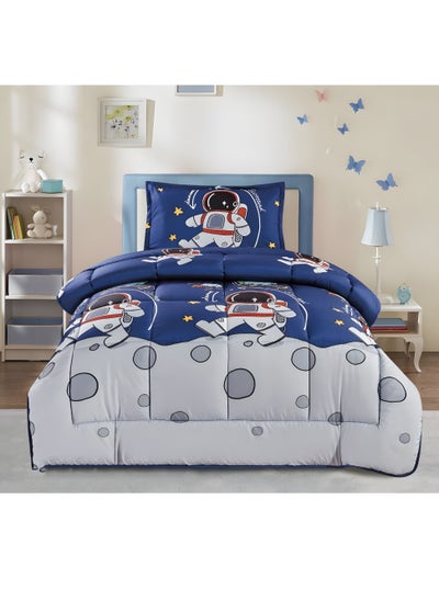 Buy Elevate Kids' Bedrooms with our Reversible Cartoons Printed 3-Piece Comforter Set in Saudi Arabia