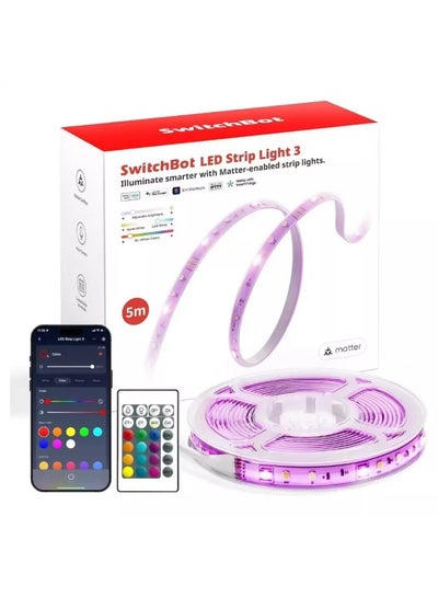 Bot Shop Smart Led Switch Bot LED Strip Light 3 | 16.4ft 16m+ Colors price in UAE | Noon ...