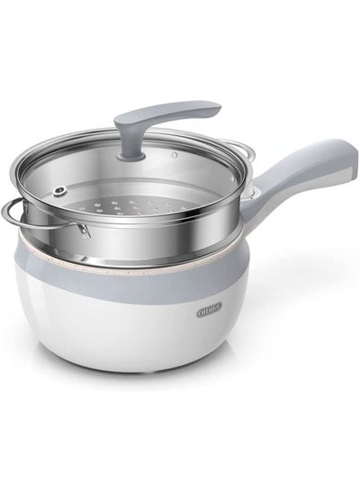 Electric Pot With Steamer, Non-stick Electric Cooker, Ramen Cooker, Electric  Hot Pot With Dual Power Control For Pasta, Noodles,steak,egg, Nonstick  Frying Pan, Portable Pot With Foldable Handle, Mini Pot, Electric Skillet  For