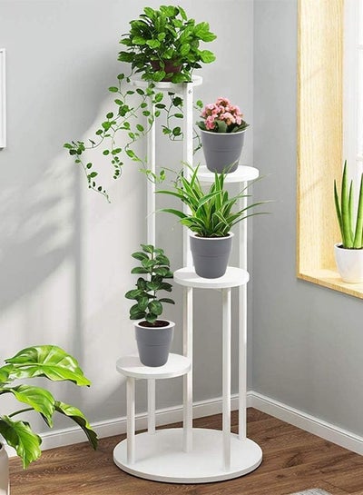 Buy 4-Tier Floor-Standing Flower Pot Display Rack for bedroom and balcony in UAE