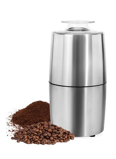 Buy Electric Coffee Grinder, Stainless Steel Coffee Bean Grinder for Coffee Espresso Latte Mochas, One-Touch Grinder for Herb Spice Grain and More in UAE