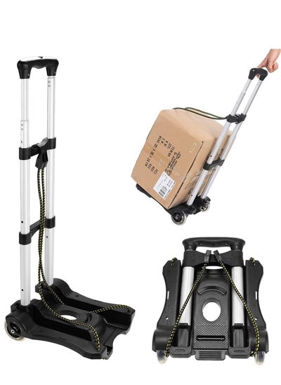 Buy Folding Large Capacity Hand Truck Shopping Car in UAE