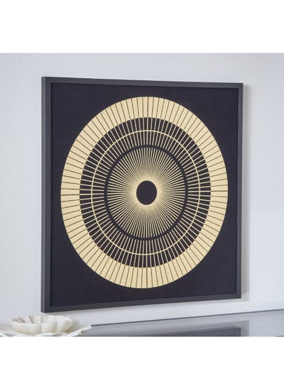 Buy Sonet Framed Canvas With Foil 60 x 60 x 2.5 cm in Saudi Arabia