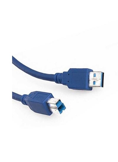 اشتري كابل USB 3.0 ذكر A إلى ذكر  B  متر ونصف في الامارات