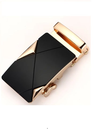 Buy Exquisite men's belt buckle imported, made of high quality durable Metz, snaps on and off with all kinds of irregularities, jacket belt or bad buckle replacement. in Egypt