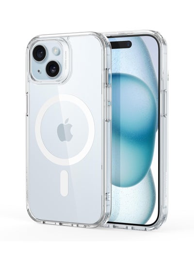 Buy Protective Case Cover For Apple iphone 15 Plus 5G Clear in UAE