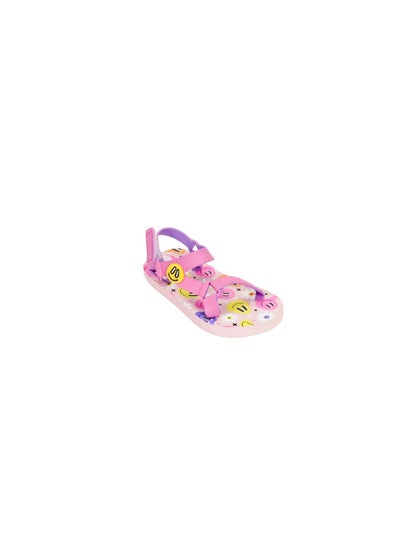 Buy Pink Smiles and flowers Baby Girl Sling CUBS Sandal 22 in Egypt