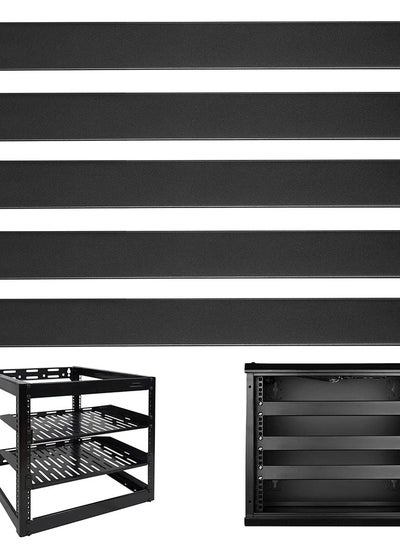 Buy 1U Blank Panel, 5 Pcs Metal Rack Mount Filler Panels, Suitable for 19-inch Server Rack Cabinets/Enclosures/Network Cabinets, Color: Black. in UAE
