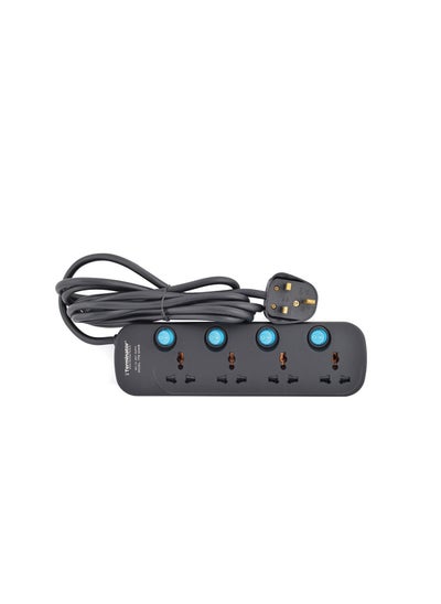 اشتري Terminator 13A Switched Universal Power Extension Socket With Neon TPB6G-5M في الامارات