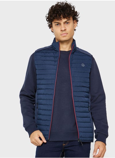 Buy Zip Through Quilted Gilet in UAE