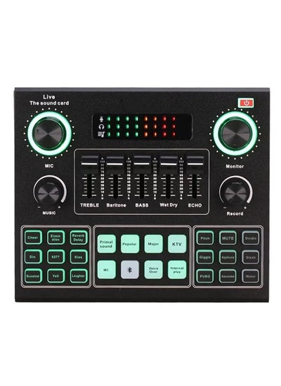 Buy Sound Mixer Board For Live Streaming Voice Changer Card With Multiple Effects Audio in Saudi Arabia