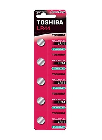 اشتري Lr44 Ag13 1.5V Alkaline 5 Batteries 0 Mercury في الامارات