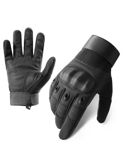 Buy Motorcycle Gloves,Breathable Riding Driving Biker Motorbike Glove Touchscreen Protective Hard Knuckle,Motorcycle Cycling Outdoor Gloves(L) in Saudi Arabia