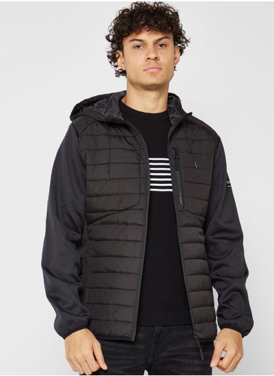 Buy Zip Through Puffer Jacket in UAE